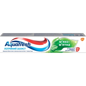 Зубна паста Aquafresh М'яко-м'ятна, 50 мл - Pampik