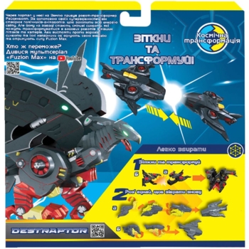 Ігровий набір літаків-трансформерів Fuzion Max Дестраптор (54006) - Pampik - 6