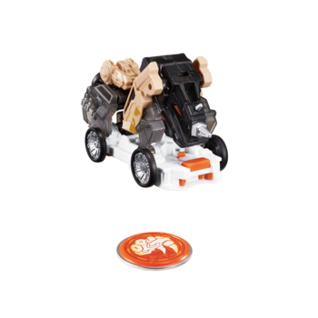 Машинка-трансформер Screechers Wild S4 L3 Лайтнинг Райно (EU685303) - Pampik - 5