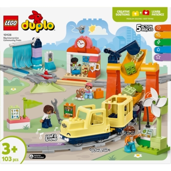 Конструктор LEGO DUPLO Великий інтерактивний громадський поїзд, 103 деталі (10428) - Pampik