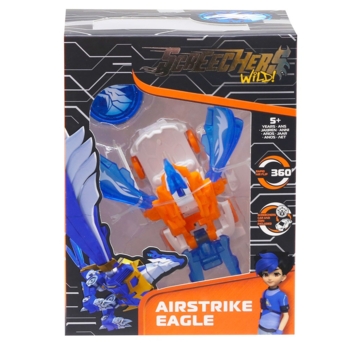 Машинка-трансформер Screechers Wild S4 L1 Еірстрайк Ігл (EU685101) - Pampik - 7