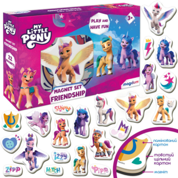 Набір магнітів Magdum My Little Pony Дружба (ME 5031-21) - Pampik - 3