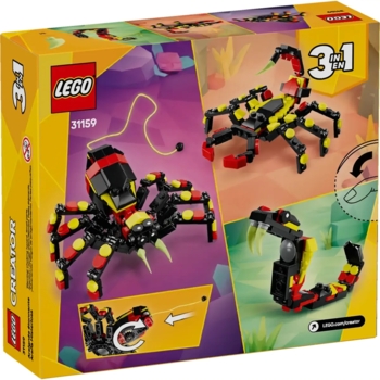Конструктор LEGO Creator 3 v 1 Дика тварина. Дивовижний павук, 153 деталі (31159) - Pampik - 14