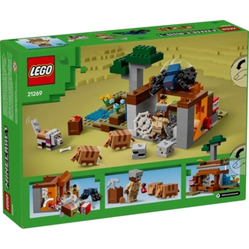 Конструктор LEGO Minecraft Експедиція в шахту броненосця, 247 деталей (21269) - Pampik - 11