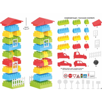 Конструктор ТехноК Техно 1, 64 деталі (0496) - Pampik - 6