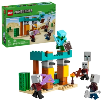 Конструктор LEGO Minecraft Пустинний патруль розбійника, 105 деталей (21267) - Pampik - 2
