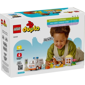 Конструктор LEGO DUPLO Town Швидка допомога та водій, 19 деталей (10447) - Pampik - 9