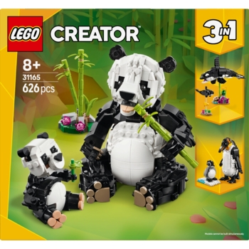 Конструктор LEGO Creator 3v1 Дикі тварини. Сімейство панд, 626 деталей (31165) - Pampik