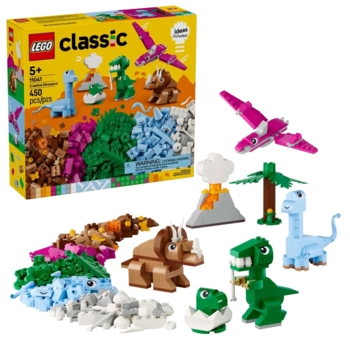 Конструктор LEGO Classic Творчі динозаври, 450 деталей (11041) - Pampik - 2