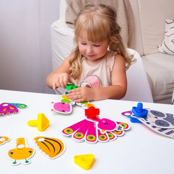 Ігра-конструктор Vladi Toys Fisher-Price Maxi-болтики, укр. мова (VT2905-23) - Pampik - 7