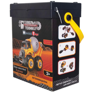 Конструктор Microlab Toys Будівельна техніка - бетонозмішувач (MT8908) - Pampik - 3