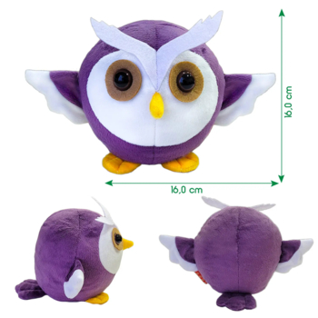 Іграшка м'яконабивна Macik Круглик Сова (ТС 080501-12) - Pampik - 2