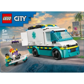 Конструктор LEGO City Швидка допомога, 184 деталі (60451) - Pampik