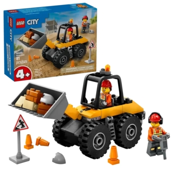 Конструктор LEGO City Желтый строительный автопогрузчик, 81 деталь (60450) - Pampik - 3