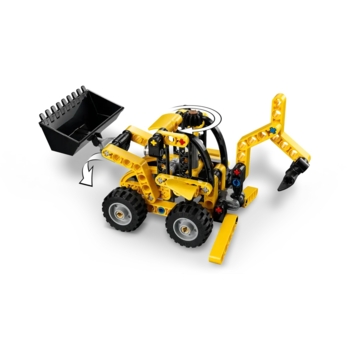 Конструктор LEGO Technic Екскаватор-навантажувач, 104 деталі (42197) - Pampik - 7