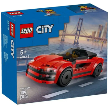 Конструктор LEGO City Красный спортивный автомобиль, 109 деталей (60448) - Pampik