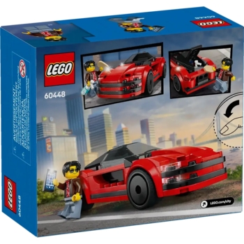 Конструктор LEGO City Красный спортивный автомобиль, 109 деталей (60448) - Pampik - 2