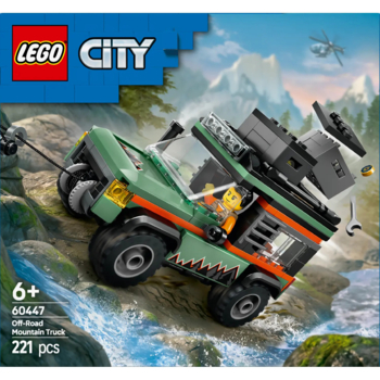 Конструктор LEGO City Позашляхова гірська вантажівка 4x4, 221 деталь (60447) - Pampik