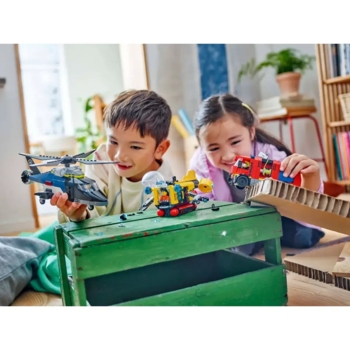 Конструктор LEGO City Ремикс вертолетов пожарных машин и подлодок, 874 детали (60462) - Pampik - 11