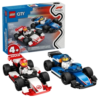 Конструктор Lego City Bolides F1 Williams Racing та Haas F1, 92 деталі (60464) - Pampik - 3