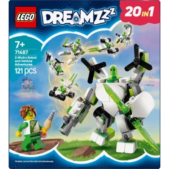 Конструктор LEGO DREAMZzz Робот Z-Blob та гоночні пригоди, 121 деталь (71487) - Pampik
