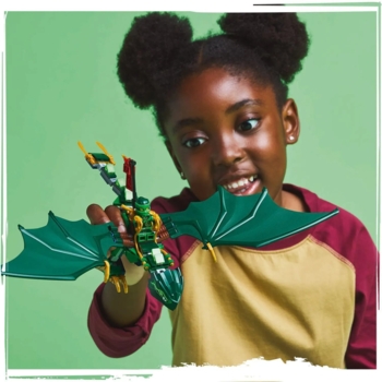 Конструктор LEGO Ninjago Зелений лісовий дракон Ллойда, 121 деталь (71829) - Pampik - 9