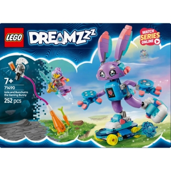 Конструктор LEGO DREAMZzz Іззі та Бунчуро ігровий кролик, 252 деталі (71490) - Pampik