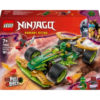 Конструктор LEGO Ninjago Автомобіль для перегонів Лойда з інерційним двигуном, 181 деталь (71828) - Pampik