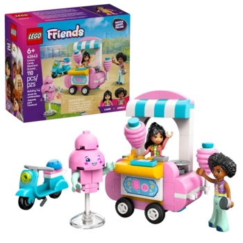 Конструктор LEGO Friends Ятка со сладкой ватой и скутер, 110 деталей (42643) - Pampik - 2