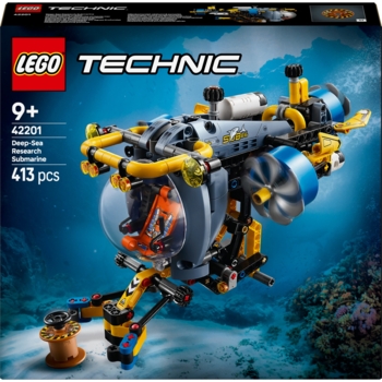 Конструктор LEGO Technic Глибоководний дослідний підводний човен, 413 деталей (42201) - Pampik