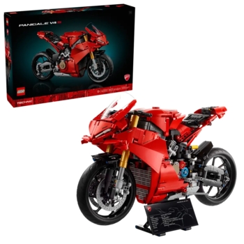 Конструктор LEGO Technic Мотоцикл Ducati Panigale V4 S, 1603 деталі (42202) - Pampik - 2