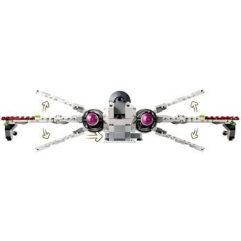 Конструктор LEGO Star Wars Зоряний винищувач ARC-170, 497 деталей (75402) - Pampik - 5