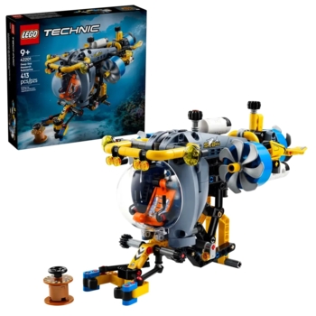 Конструктор LEGO Technic Глибоководний дослідний підводний човен, 413 деталей (42201) - Pampik - 2