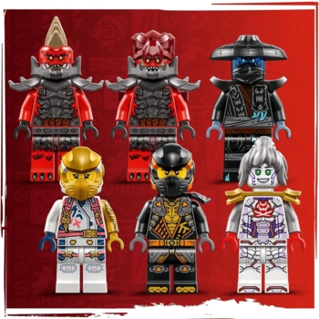 Конструктор LEGO Ninjago Ультраобʼєднувальний робот Зейна, 1187 деталей (71834) - Pampik - 4