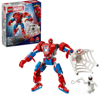 Конструктор LEGO Super Heroes Marvel Робот Людини Павука проти Анти-Венома, 107 деталей (76308) - Pampik - 12