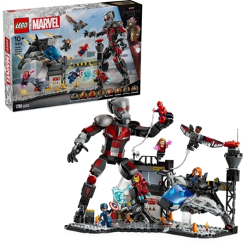 Конструктор LEGO Super Heroes Marvel Перший месник: Протистояння Пригодницька битва, 736 деталей (76314) - Pampik - 3