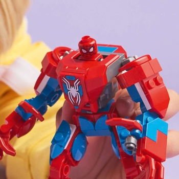 Конструктор LEGO Super Heroes Marvel Робот Людини Павука проти Анти-Венома, 107 деталей (76308) - Pampik - 5