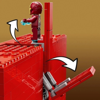 Конструктор LEGO Super Heroes Логотип і мініфігурки Marvel, 931 деталь (76313) - Pampik - 9