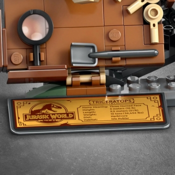 Конструктор LEGO Jurassic World Скам'янілості динозаврів: череп трицератопса, 468 деталей (76969) - Pampik - 8