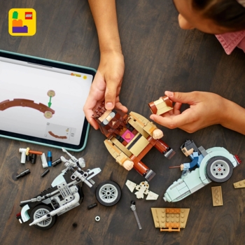 Конструктор LEGO Harry Potter Поїздка Геґріда й Гаррі на мотоциклі, 617 деталей (76443) - Pampik - 12