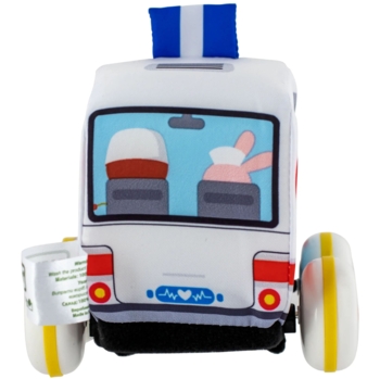 Игрушка текстильная Baby Team Машинка Скорая помощь (8420) - Pampik - 2