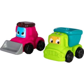 Набор игрушек Baby Team Машинки с самосвалом, 2 шт. (8603_набор с самосвалом) - Pampik
