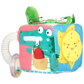 Игрушка-подвеска Baby Team Развивающий кубик (8570_океан) - Pampik - 4