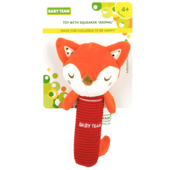 Игрушка Baby Team с пищалкой Животные Лисичка (8507_лисичка) - Pampik - 2