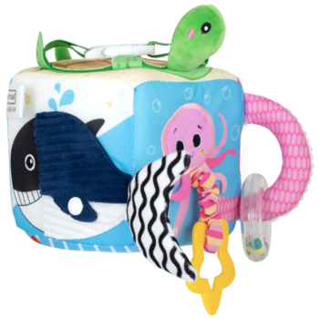 Игрушка-подвеска Baby Team Развивающий кубик (8570_океан) - Pampik - 2