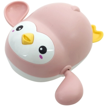 Іграшка для ванни Baby Team Пінгвін (9042_рожевий) - Pampik