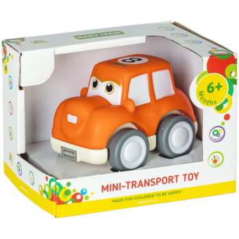 Игрушка Baby Team Мини-транспорт Машинка, оранжевый (8604_оранжевая машинка) - Pampik - 3