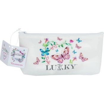 Косметичка Lukky, 20х10 см, білий матовий (T18079) - Pampik