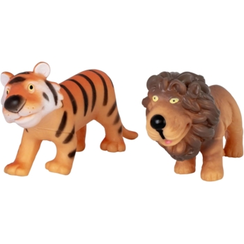 Набор игрушек Baby Team Животные сафари Тигр и Лев, 2 шт. (8755_набор со львом) - Pampik