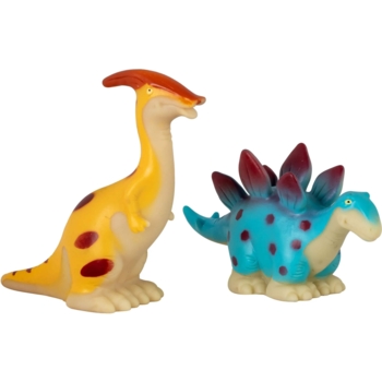 Набор игрушек Baby Team Динозавры, 2 шт. (8757_желтый и голуб. динозав) - Pampik